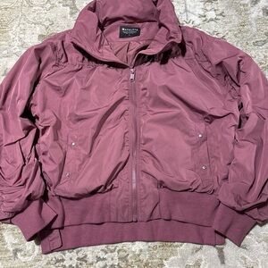 Athleta jetset bomber Mauve Jacket large